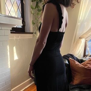 Flynn Skye Bardot Dress in Black